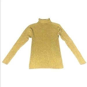 Yarnworks gold turtleneck size M